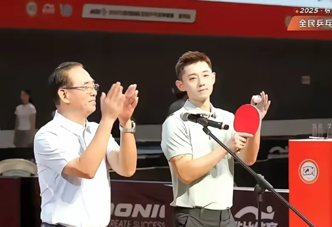 关于中国乒乓球队险胜德国乒乓球队，张继科送出助攻的信息